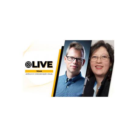 Acrílico e Comunicação Visual é tema da live desta quarta-feira